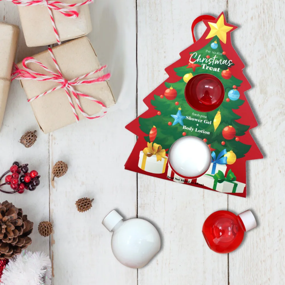 Christmas Body Lotion Shower Gel Set